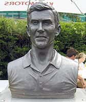 bust of Ken Rosewall