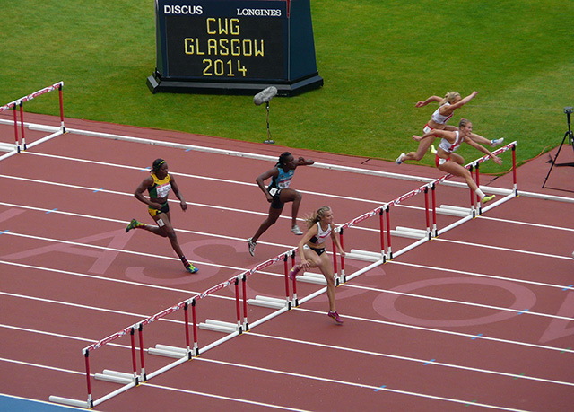 110m hurdles at Glasgow 2014