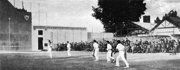 Basque Pelota Demonstration at the 1924 Olympic Games