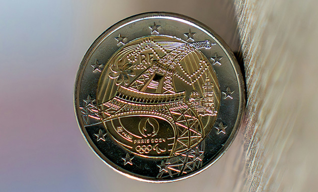 Paris Euro coin