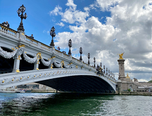 Pont Alexandre III, Paris — Road cycling, marathon swimming and triathlon.