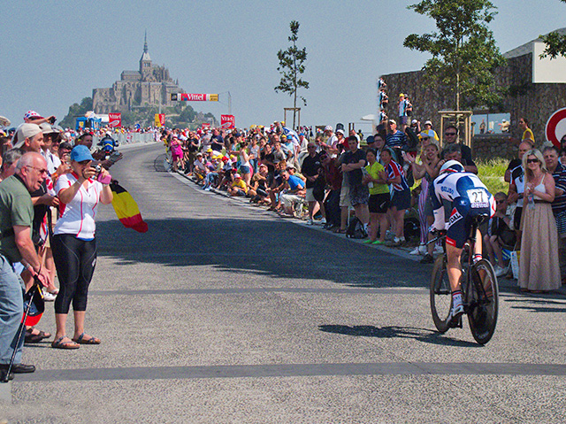 2013 Tour de France Stage 11 , Avranches to Mont-St-Michel, Time Trial 