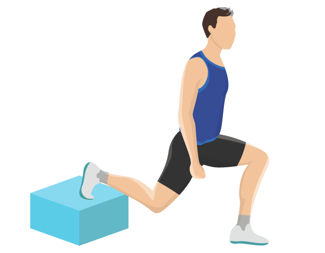 Single-leg squat exercise technique