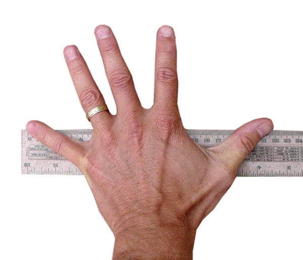 Measure handspan jpg