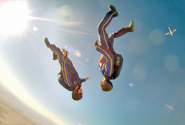 skydiving